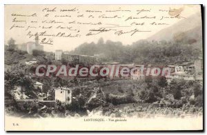 Postcard Old Lantosque Vue Generale