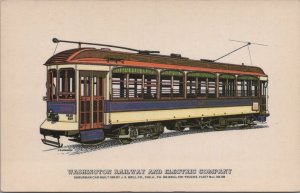 Transport Postcard - Tram Car, Washington Railway & Electric Company RS33370