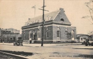 Burlington New Jersey Post Office Vintage Postcard AA56233