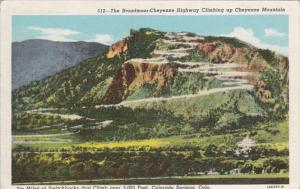 Colorado Colorado Springs The Broadmoor-Cheyenne Highway Climbing Up Cheyenne...