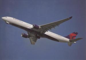 DELTA AIRLINES, A330-323X, unused Postcard