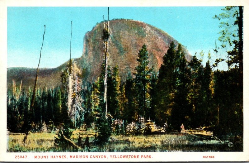 Yellowstone National Park Mount Haynes Madison Canyon Haynes Photo