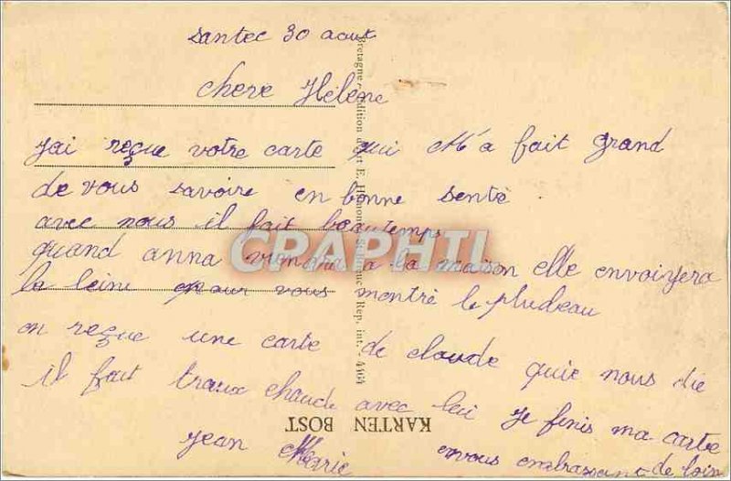 Old Postcard UK The Reading Lesson