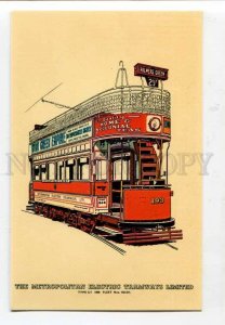 416178 Metropolitan Electric tramways Limited TRAM Old postcard