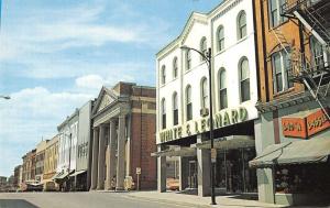 Salisbury Maryland business district West Main Street vintage pc Z20862