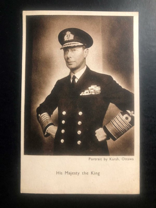 Mint Canada Picture Postcard His Majesty King George VI Portrait