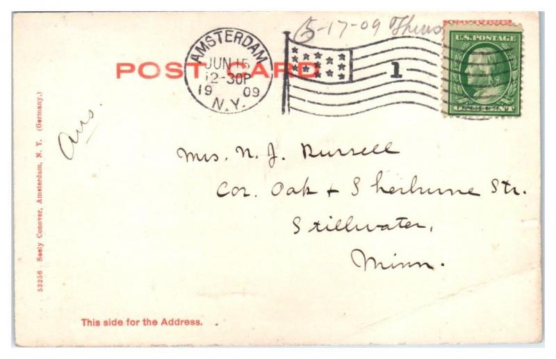 1909 St. Ann Episcopal Church, Amsterdam, NY Postcard