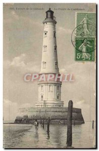 Old Postcard Entree De La Gironde Le Phare De Cordouan