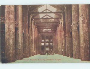 Unused Divided-Back INTERIOR OF FORESTRY BUILDING Portland Oregon OR G1316@