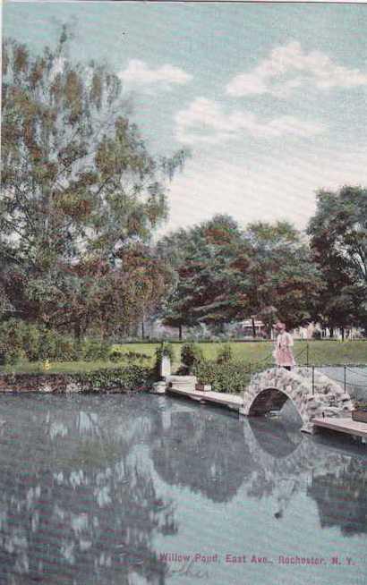 Fancy Bridge on Willow Pond - Rochester, New York - DB