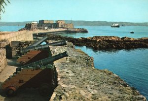 Postcard Saint Anton's Castle Archaeological antique Weapons Museum Coruña Spain