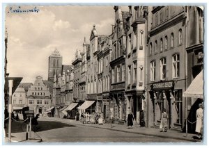 1959 Business Section Wismar Mecklenburg Germany Posted Vintage Postcard