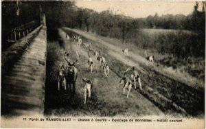 CPA Foret de RAMBOUILLET-Chasse a courre-Equipage de BONNELLES Hallali (246278)