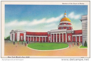 New York World's Fair 1939 Section Of The Court Of States