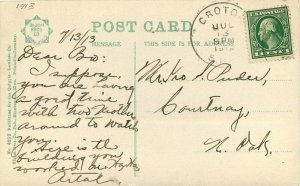 Groton South Dakota 1913 1st Presbyterian Church Postcard Quiggle Lawson 8023