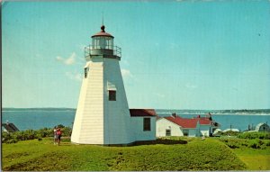 Plymouth Gurnet Light, Plymouth MA Vintage Postcard H79