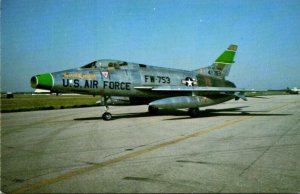 Airplanes Unites States Air Force North American F-100C Super Sabre