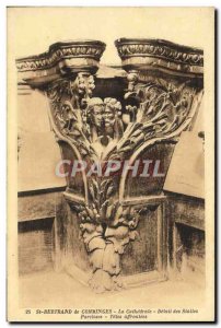 Old Postcard St Bertrand De Comminges The Cathedral Detail stalls glazing bea...