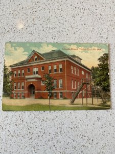 G49/ Valley City North Dakota Postcard 1920 Lincoln School Building
