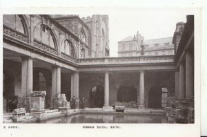 Somerset Postcard - Bath - Roman Bath - Real Photograph - Ref 13302A