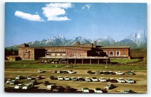 1950s GRAND TETON NATIONAL PARK WYOMING JACKSON LAKE LODGE POSTCARD P3065