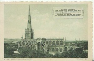 Bristol Postcard - St Mary Redcliffe Church - Bristol - Ref TZ6903