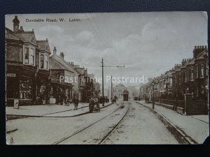 Bedfordshire LUTON Dunstable Road W. c1911 Postcard by Raphael Tuck 1151