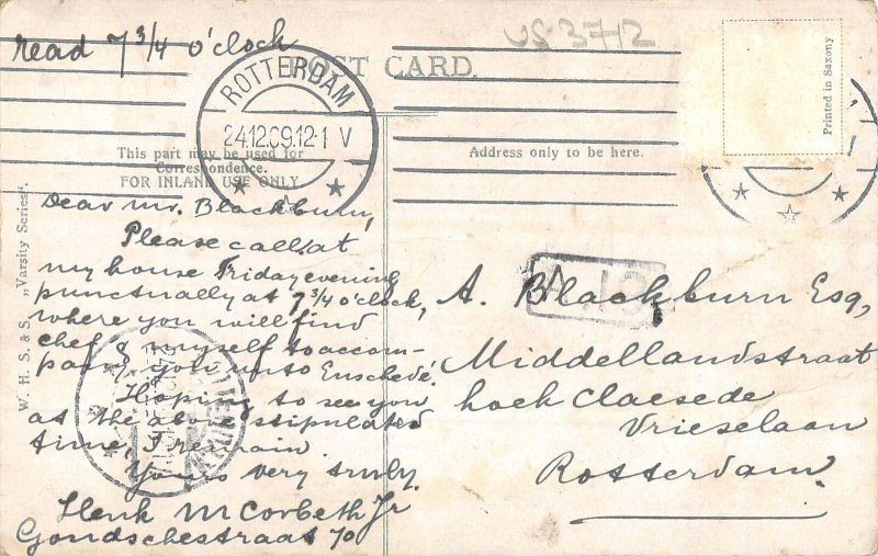 US3712 Rotterdam Ship Schiff, Bateau liner