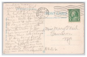 Postcard The Kahler Rochester Minn. Minnesota c1929 Postmark Antique Automobiles