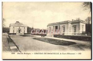 Old Postcard Bois de Boulogne Chateau de Bagatelle Court of Honor