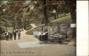 Rock Springs Park WV The Springs c1910 Postcard rpx