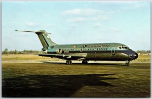 Airplane Eastern Airlines Douglas DC-9-14 Smallest DC-9 Models N8913E Postcard