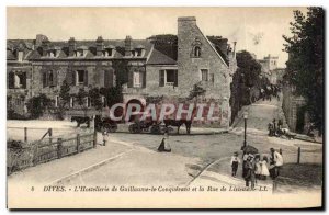 Dives Old Postcard L & # 39hostellerie of William the Conqueror and the Rue d...