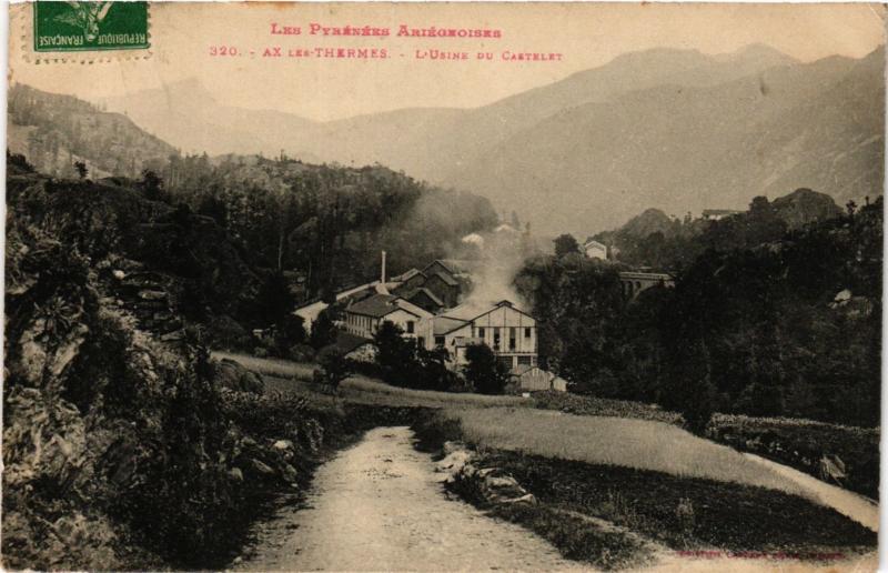 CPA Les Pyrénées-Agriegeoises - AX-les-THERMES - L'Usine du Castelet (350966)