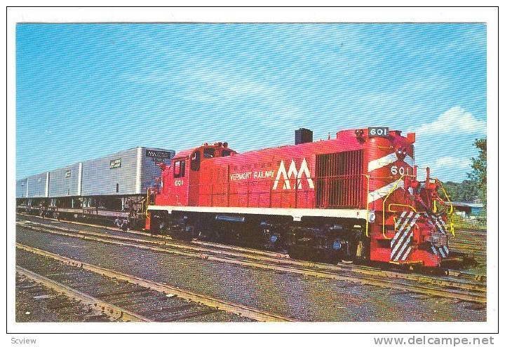 A 1600 HP Diesel of the Vermont Railway, Vermont,  40-60s