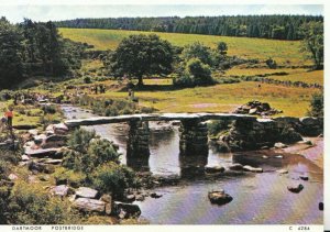 Devon Postcard - Dartmoor - Postbridge - Ref TZ10824