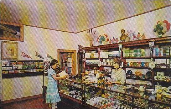 Wisconsin Cassville Book &  Stationery Store Stonefield 1973