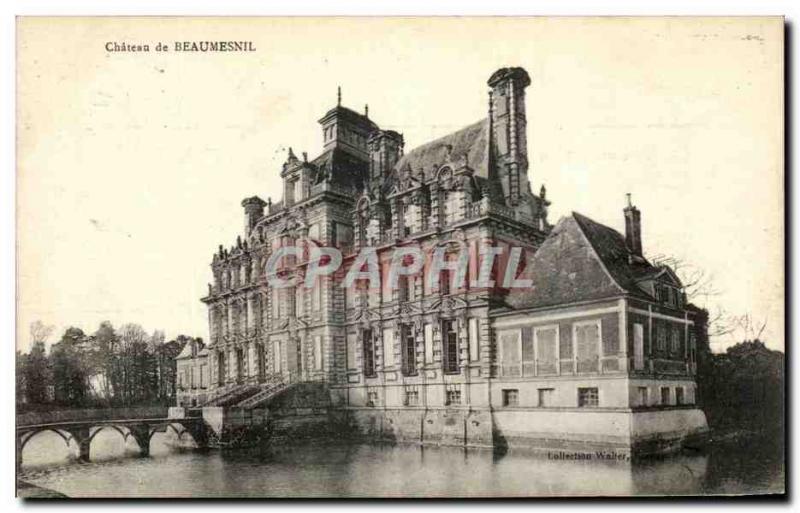 Postcard Old Château de Beaumesnil