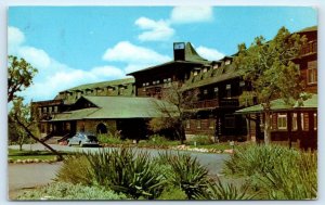 GRAND CANYON, AZ Arizona ~ Fred Harvey HOTEL EL TOVAR c1940s Car Postcard