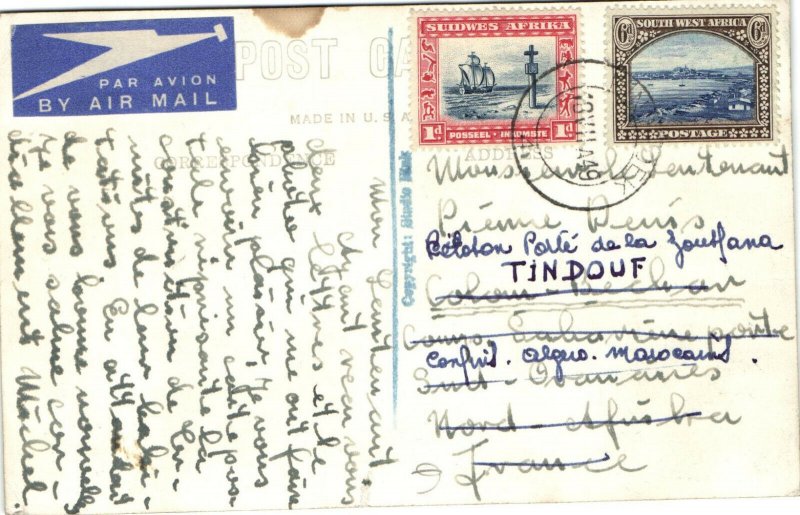 PC NAMIBIA, GERMAN SW AFRICA, TERMITENHÜGEL, Vintage Postcard (b32582) 