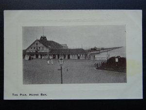 Kent HERNE BAY The Pier - Old Postcard by J.H. Whitchurch Fishing Tackle Dealer