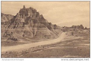 Pinnacle Peaks Badlands Nat Monument South Dakota Albertype