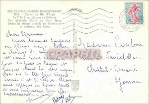 'Postcard Modern Voza Col de Bionnassay Glacier Chalet Nid d''Aigle Train'