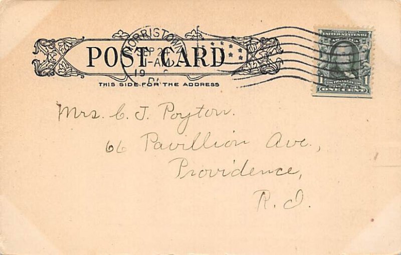 U.S. Post Office Norristown PA Postcard UNDB