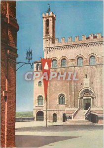 Modern Postcard Between two roads of Italy Gubbio Palazzo dei Consoli