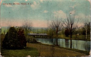 USA View in West Side Park Paterson New Jersey Vintage Postcard 09.73