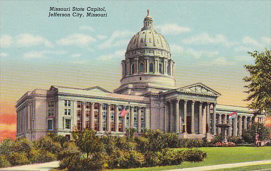 NMissouri Jefferson City State Capitol Building Curteich