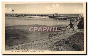 Postcard Old Port Vendres The Beach and Jetee