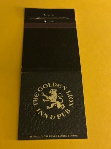 Vintage Matchbook Cover The Golden Lion Inn & Pub Springfield, Missouri MB188