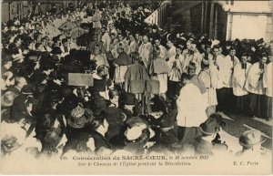 CPA PARIS 18e - Consécration du Sacré-Coeur le 16 octobre 1919 (143496)